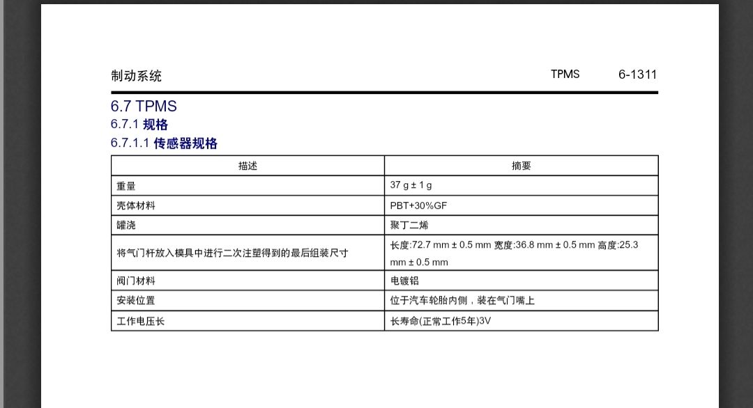 吉利缤越 19年 报传感器故障，左后轮传感器有个_