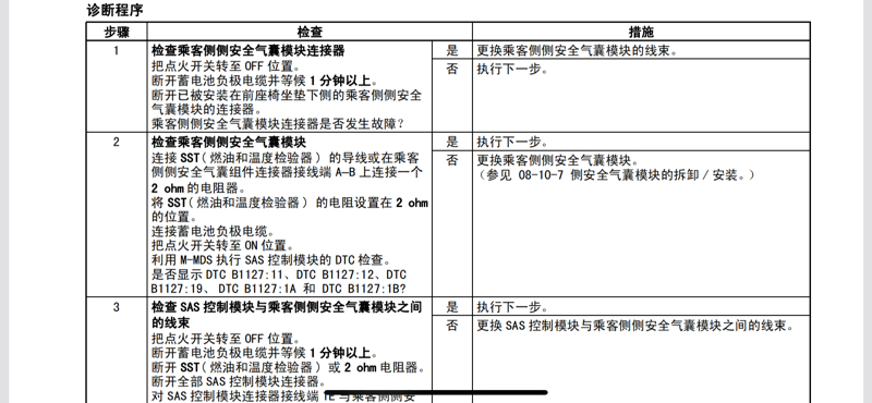 马自达3p2009故障码缸组1a_汽车大师