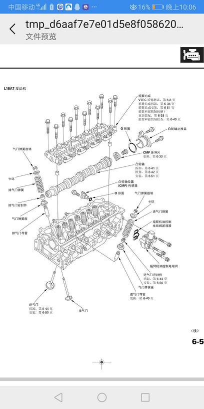 我想知道老本田飞度1,5发动机气门弹簧怎么区分的