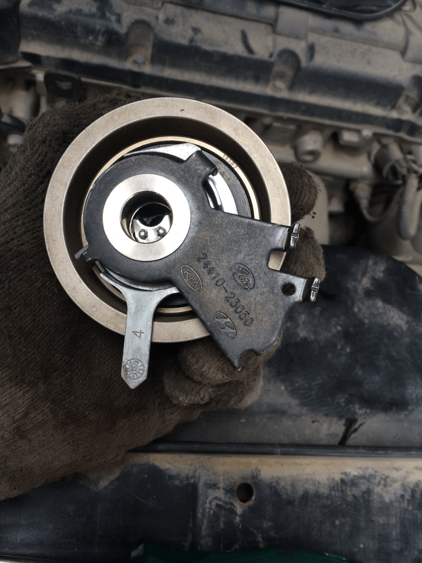 途胜正时涨紧器卡哪个水堵?_现代_途胜_汽车大师