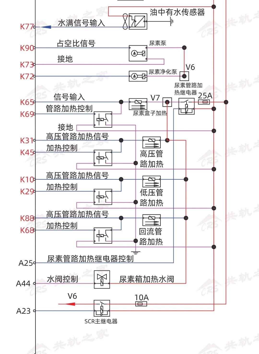 五十铃继电器图解图片