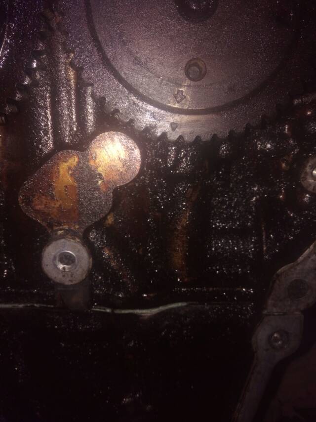 昌河北斗星k14发动机正时对法