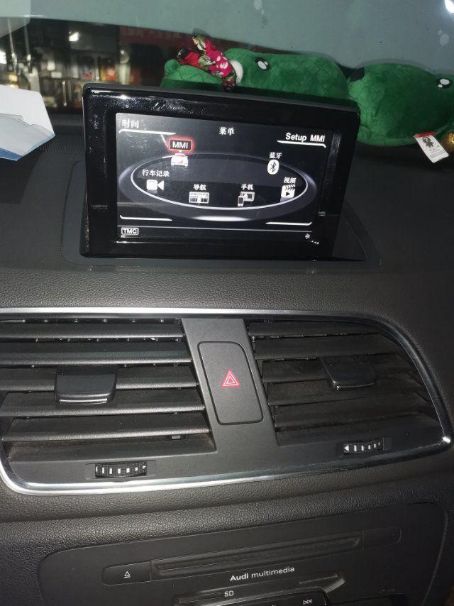 奥迪q3触摸屏蓝牙只有左边有声音