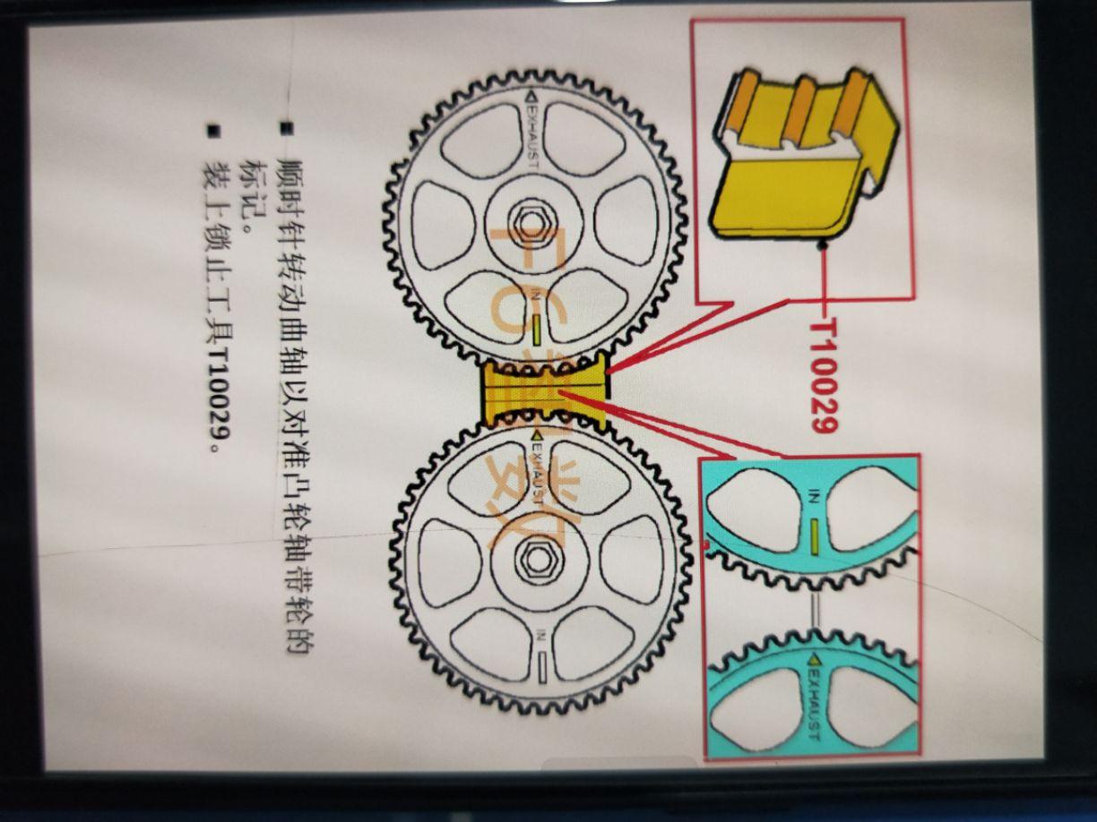 荣威750正时工具使用图图片