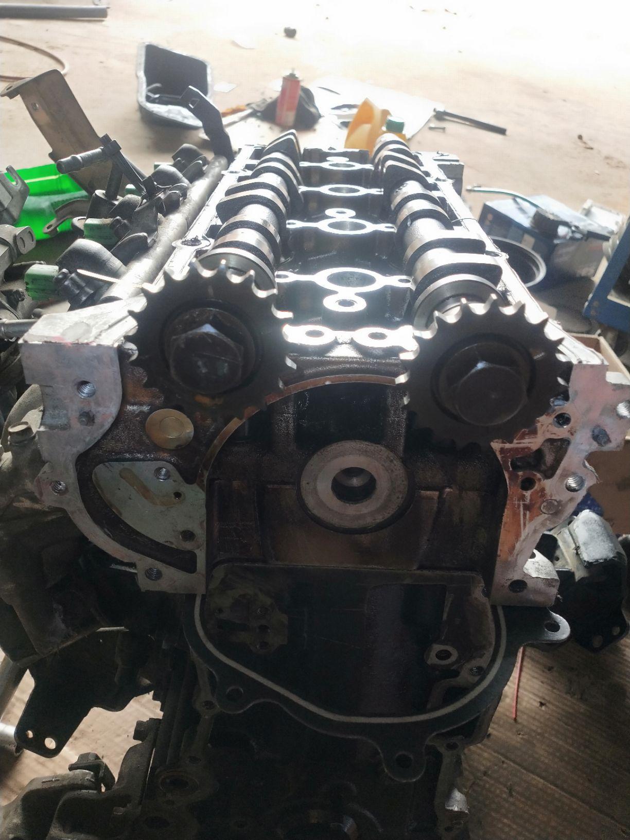 ka24发动机进排气凸轮轴怎么区分拆过弄乱了