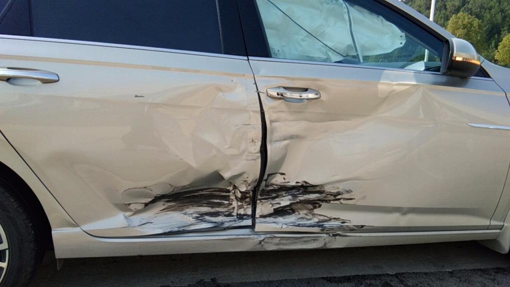 大众前后门被撞了,安全气囊包了_大众_朗逸_汽车大师