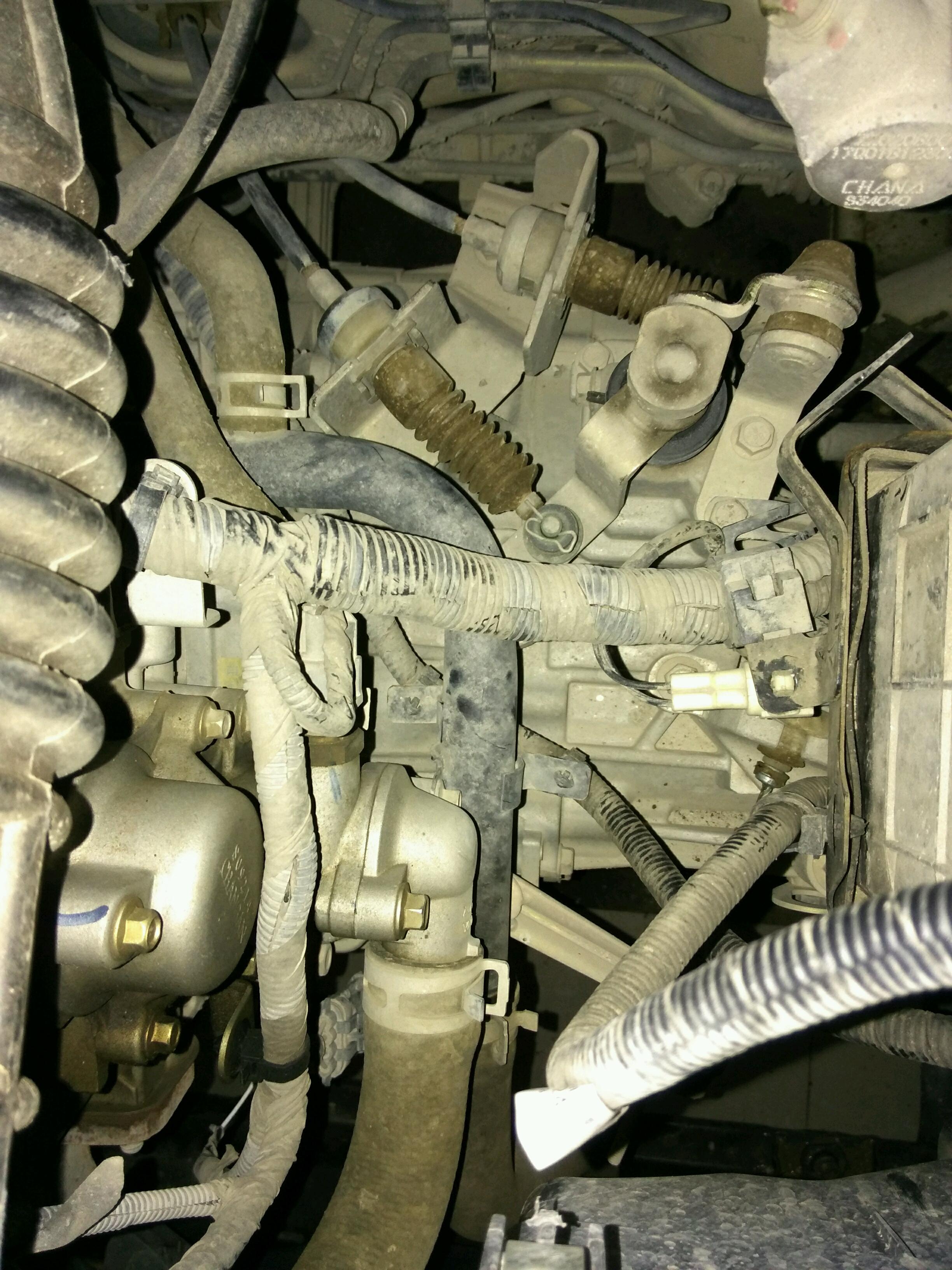 长安cx20里程传感器装在变速箱什么位置手动挡的2011年的车