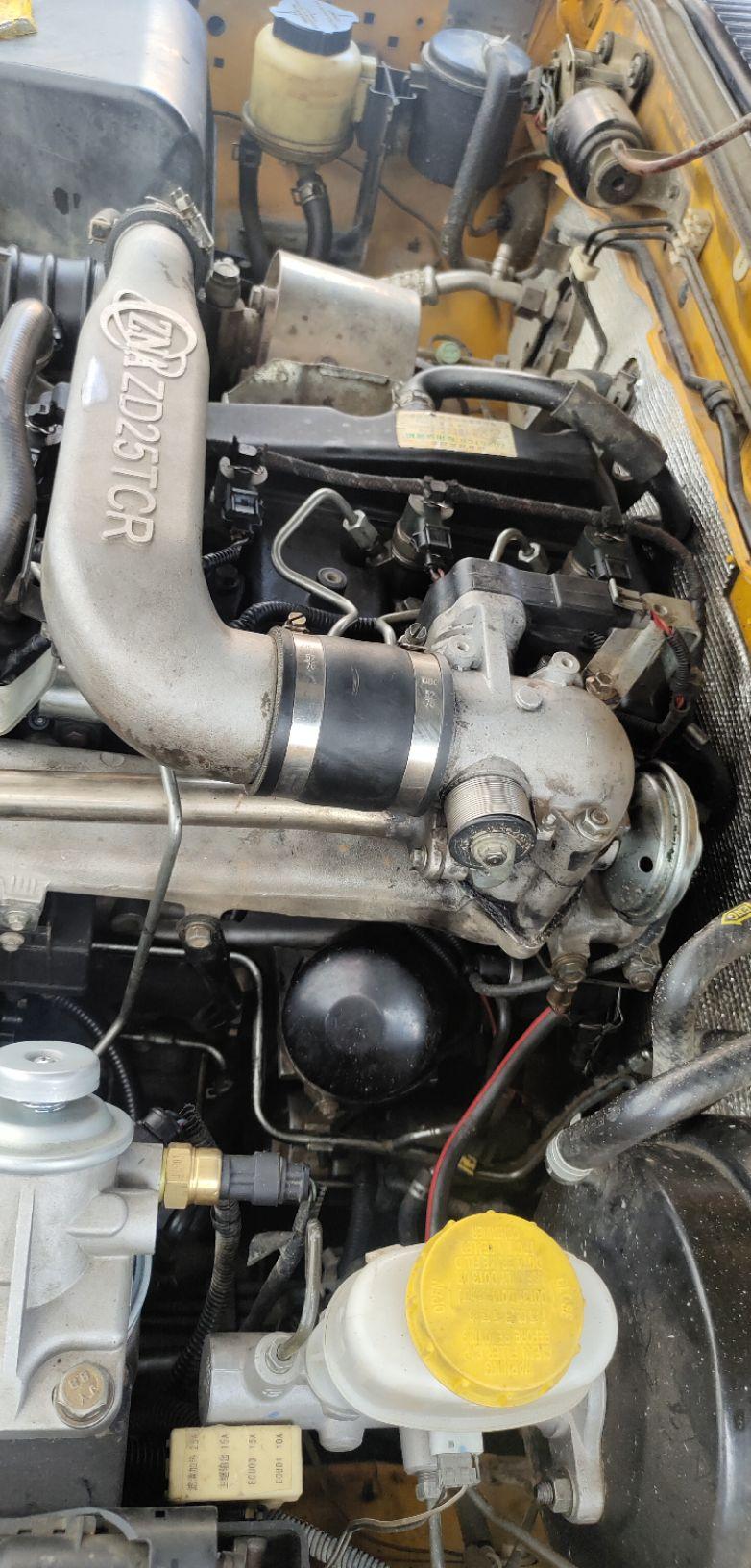 日产锐骐皮卡zd25发动机冷车行驶怂怂的