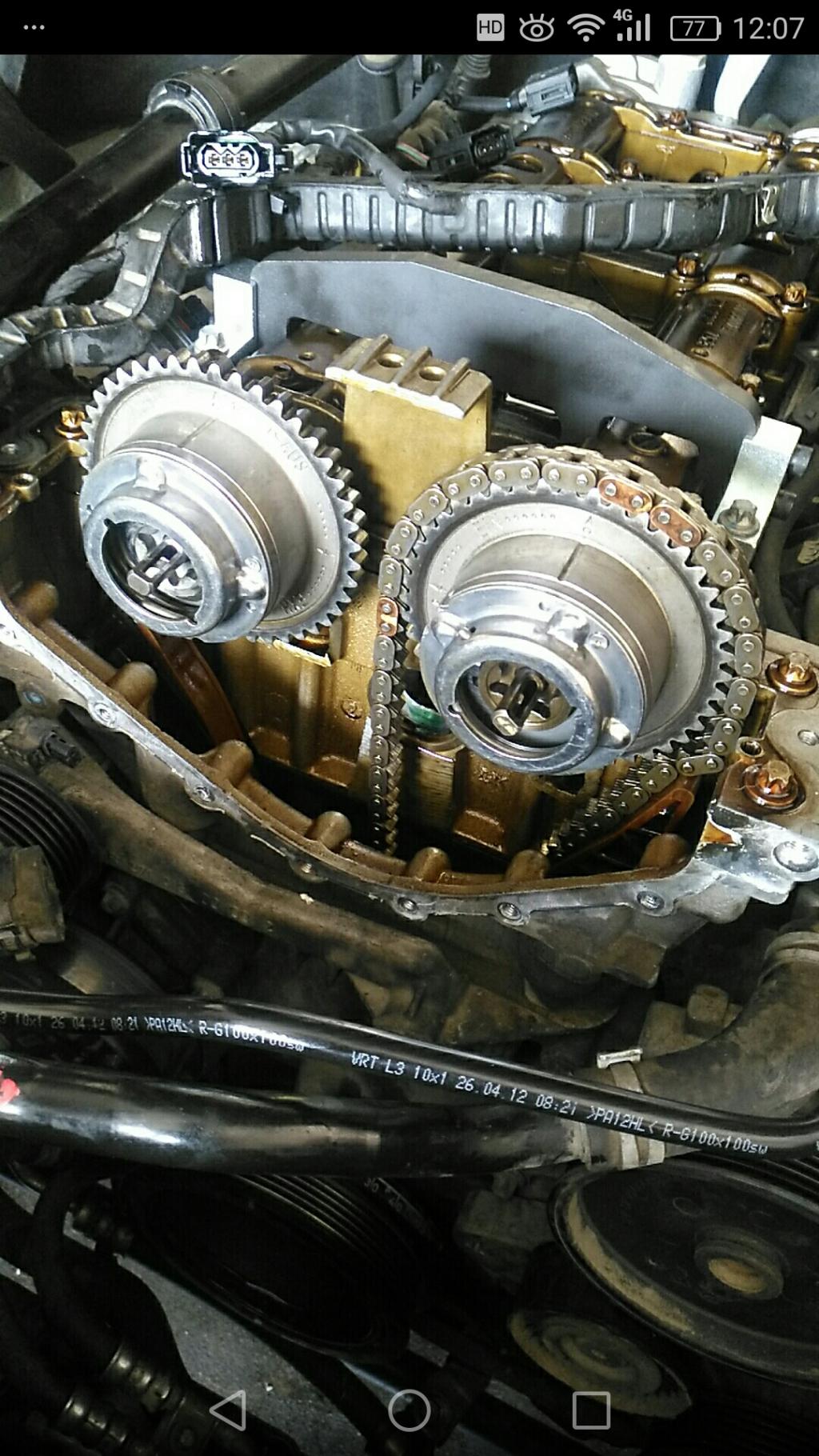 奔驰e260车发动机271换了凸轴齿正时怎么装都有误差什么原因呢