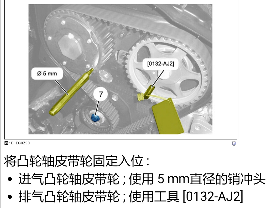 爱丽舍皮带安装图图片