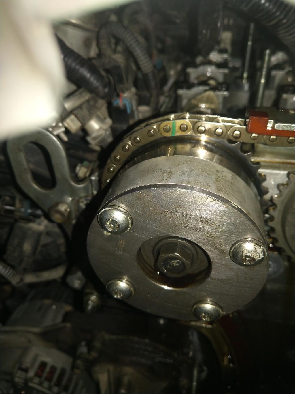 11年东风帅客4g15正时链对好点转动会跑