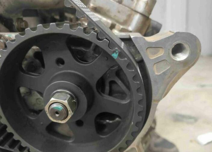 d22a发动机正时皮带怎么对特别是高压油泵  原车正时记号模糊不清对完