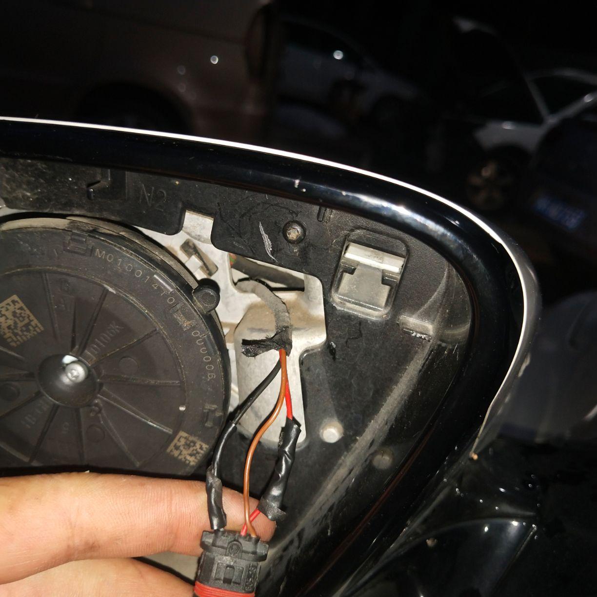 后视镜加热没用 三根线是怎么控制的_宝马_宝马5系gt_汽车大师