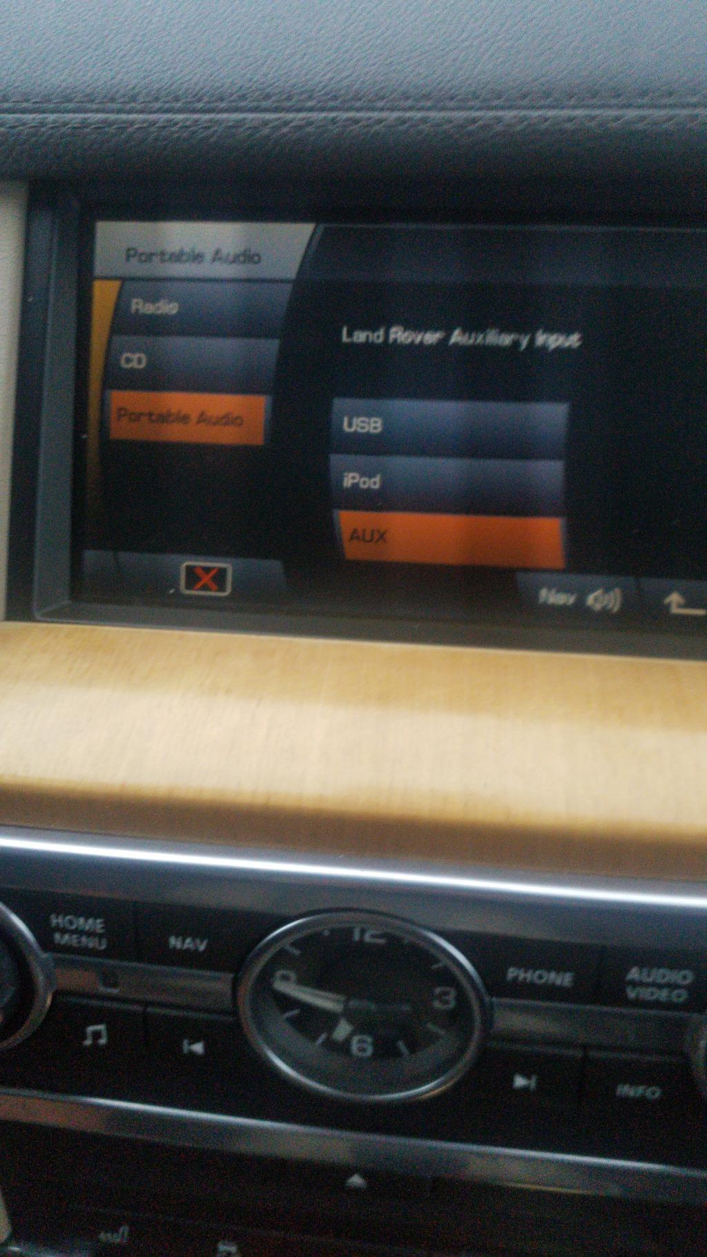 路虎发现四10款的怎么连蓝牙