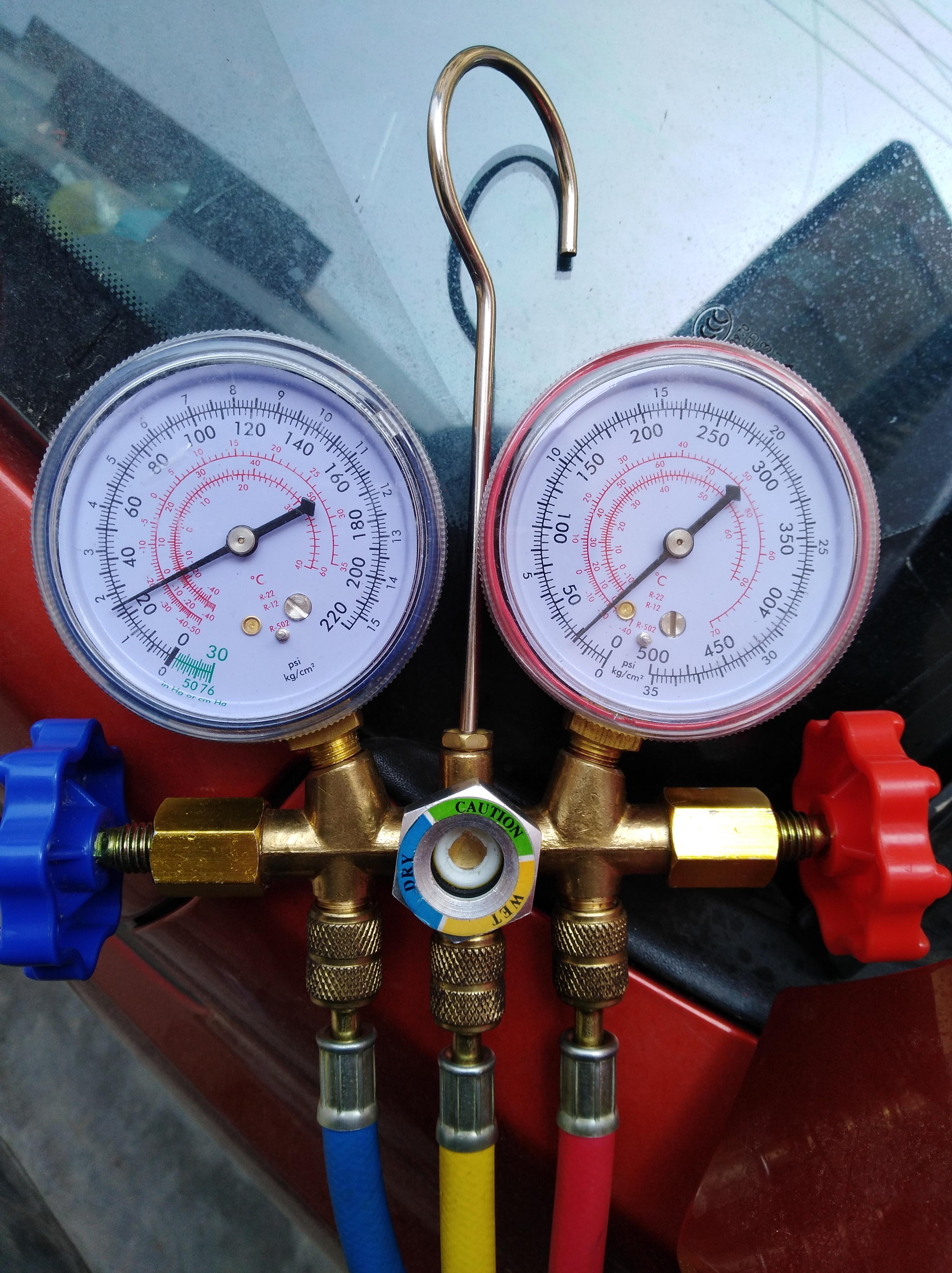 这种加氟压力表是怎么认读请大师指点