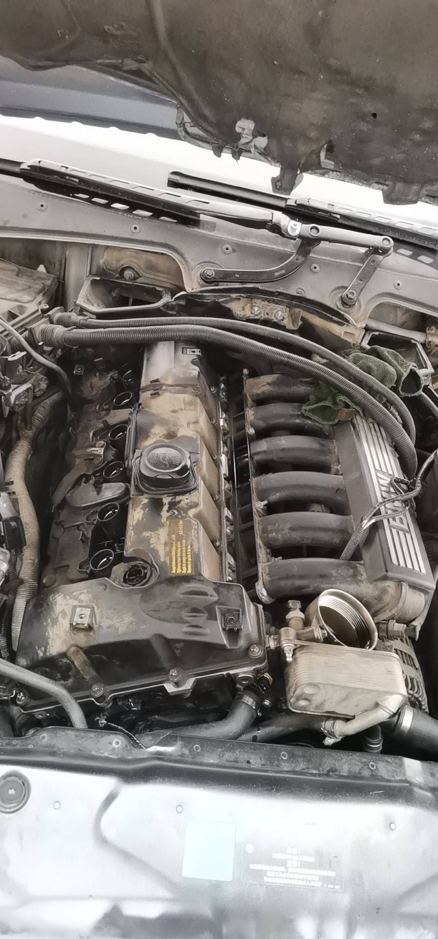 【汽修圈问题】宝马5系更换完气门室盖垫报2a82_宝马_宝马5系_汽车