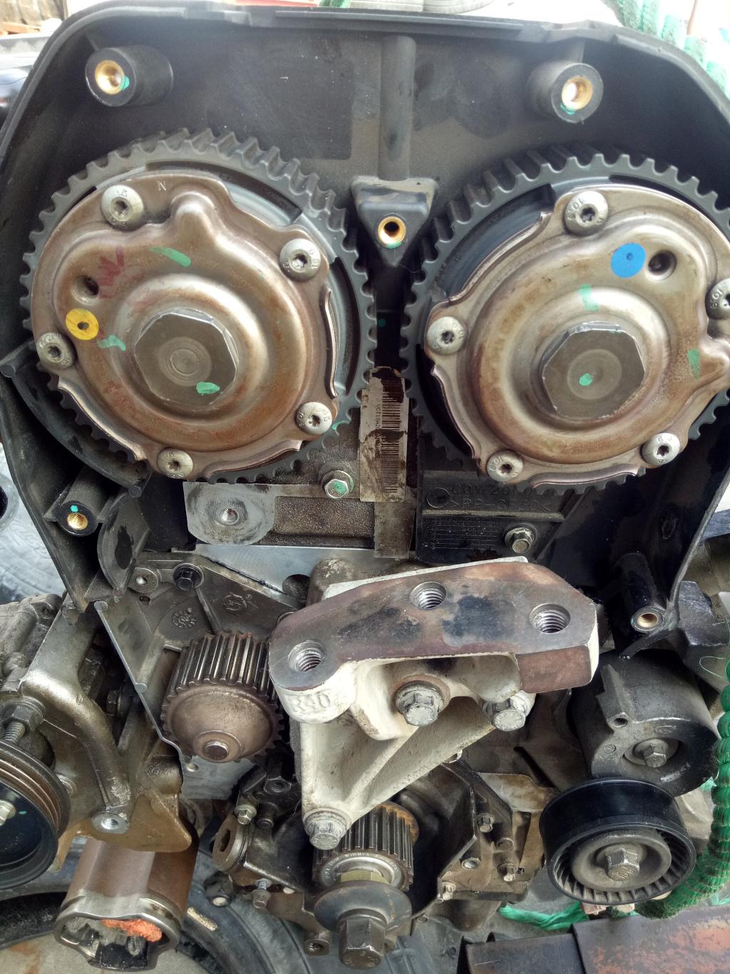 荣威550凸轮轴双可变正时没有专用工具怎么对准进排凸轮