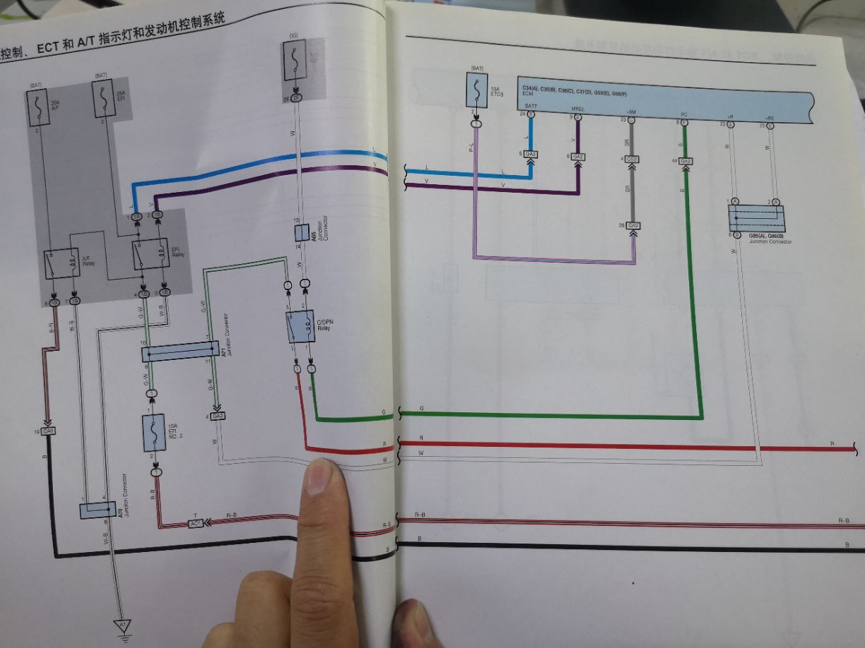v3菱悦油泵供电线路图图片