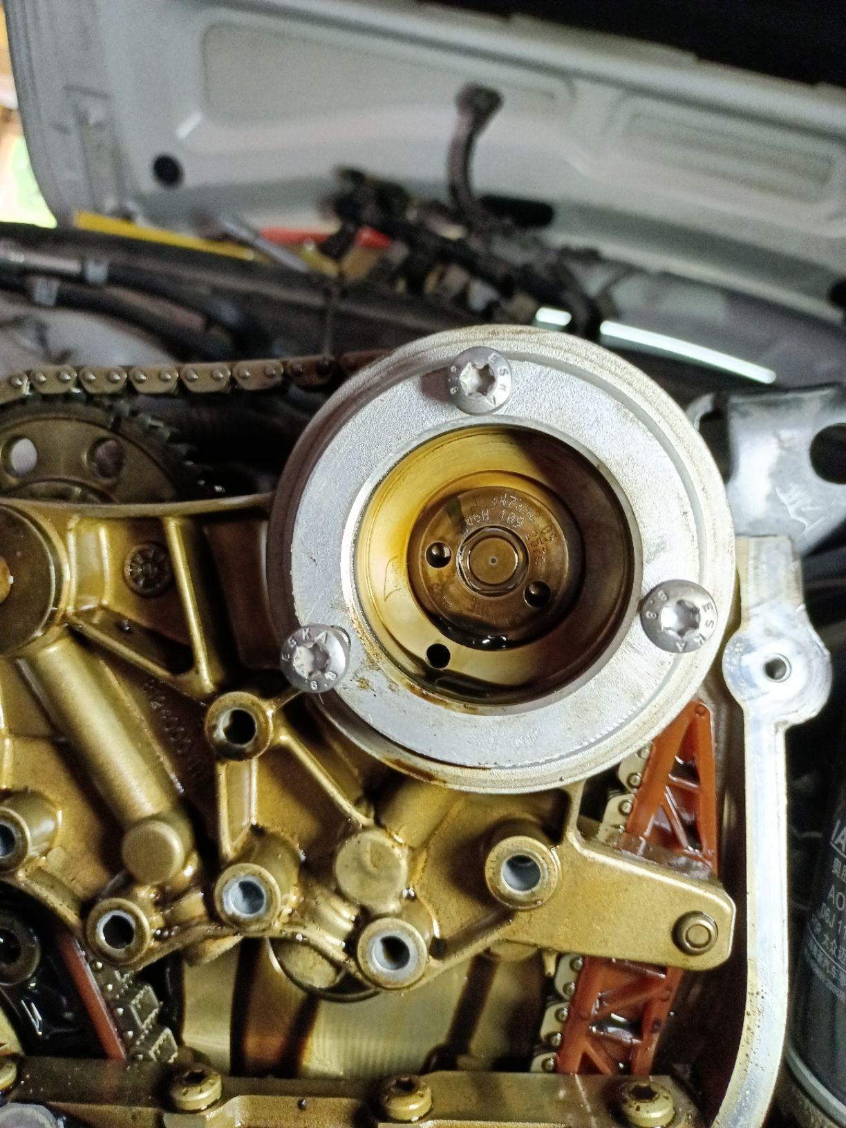 奥迪a4l,气门顶了,凸轮轴位置曲轴位置传感器分_奥迪_奥迪a4l_汽车