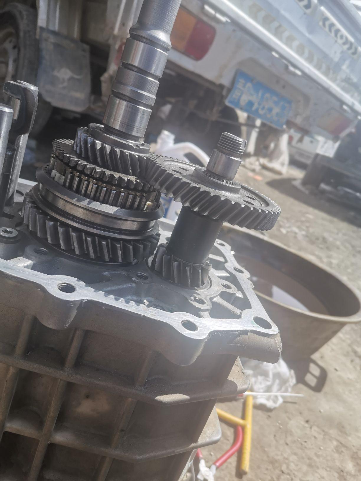 5变速箱倒档齿怎么装?换了一下一档齿_五菱汽车_五菱荣光_汽车大师