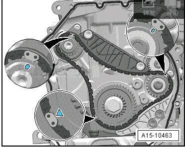 奥迪a4l正时链条怎么对