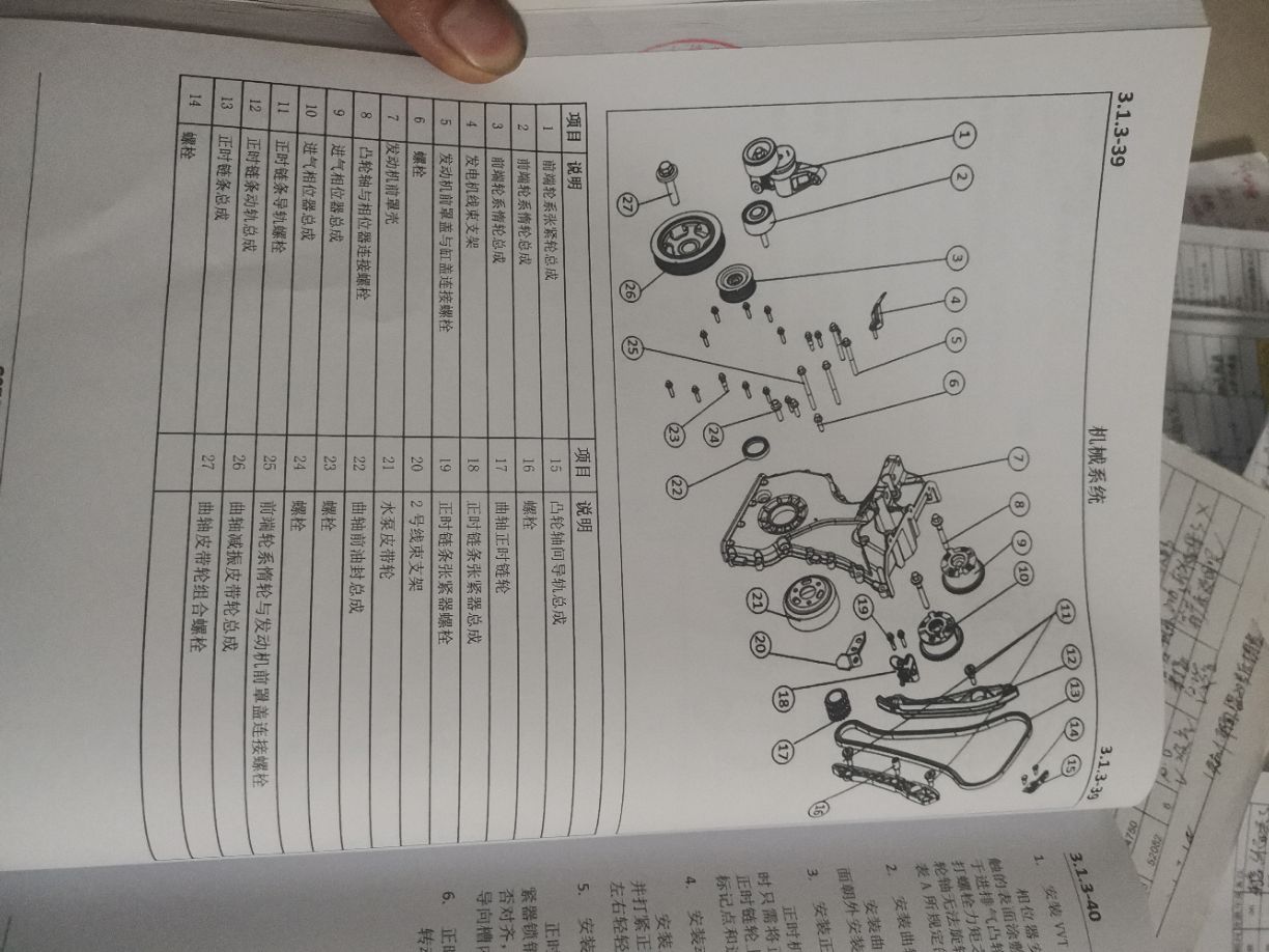 长安4500正时记号图片图片