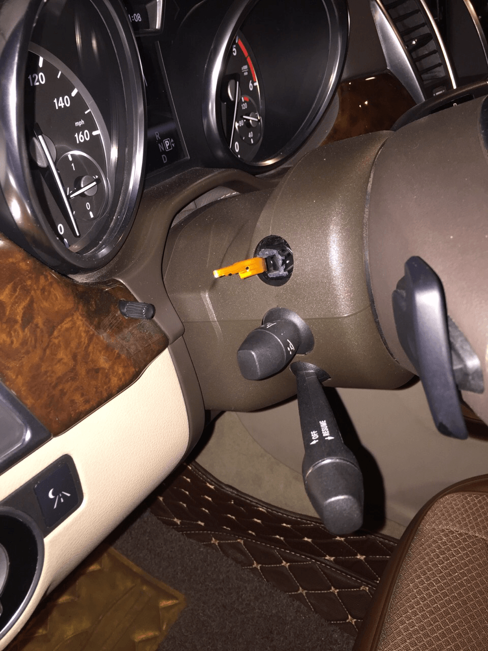 12年款美规柴油奔驰gl350转向灯控制杆断了有单独的杆子换吗原厂单独