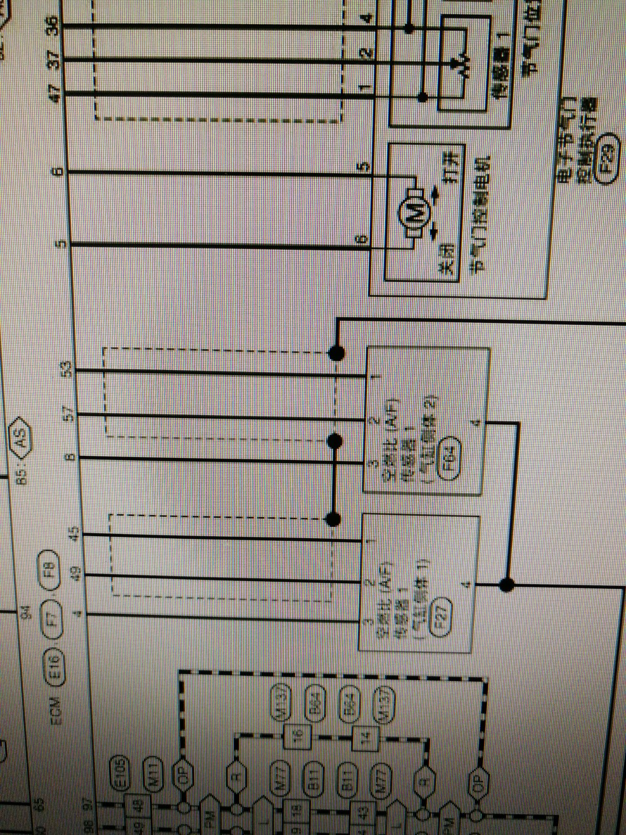 四线氧传感器电路图图片