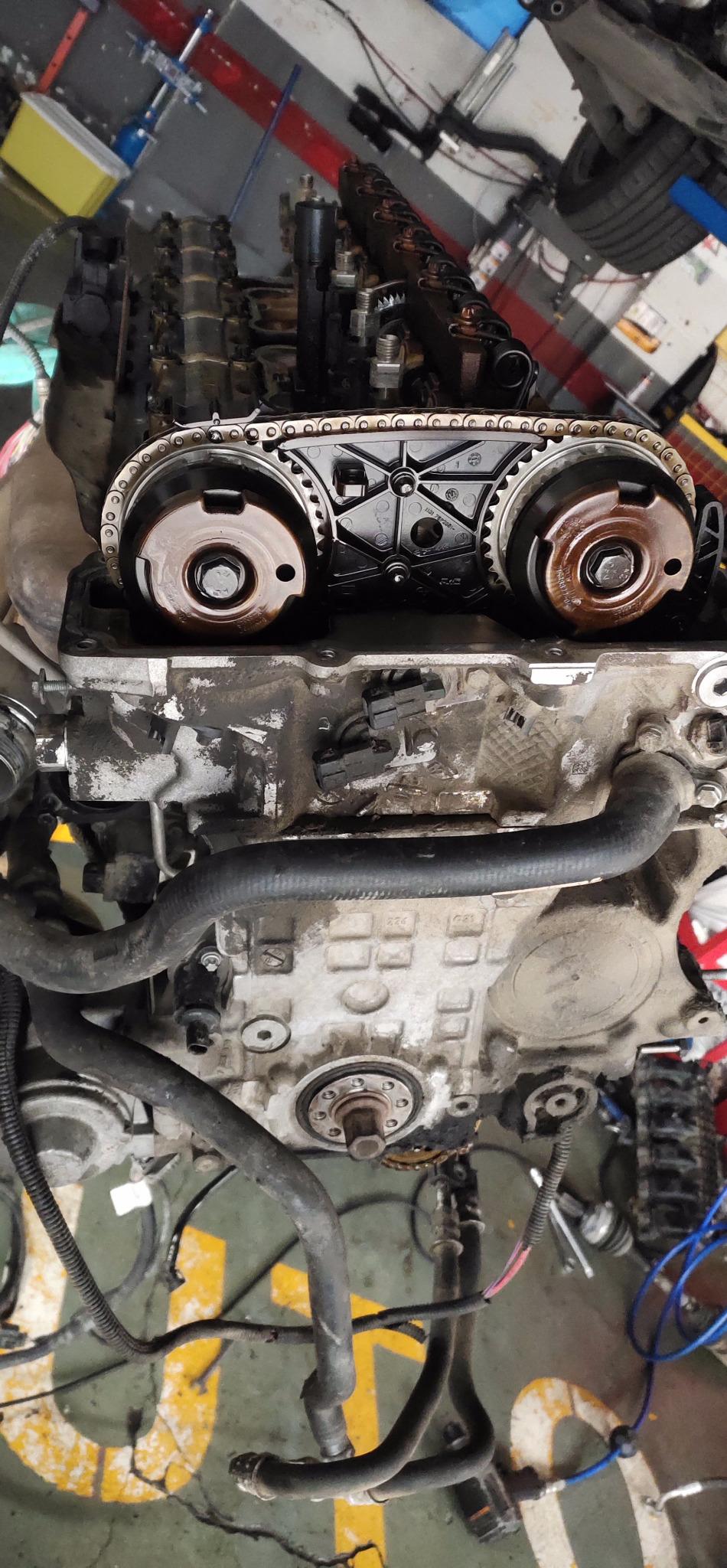 宝马11年x5n55发动机正时怎么拆