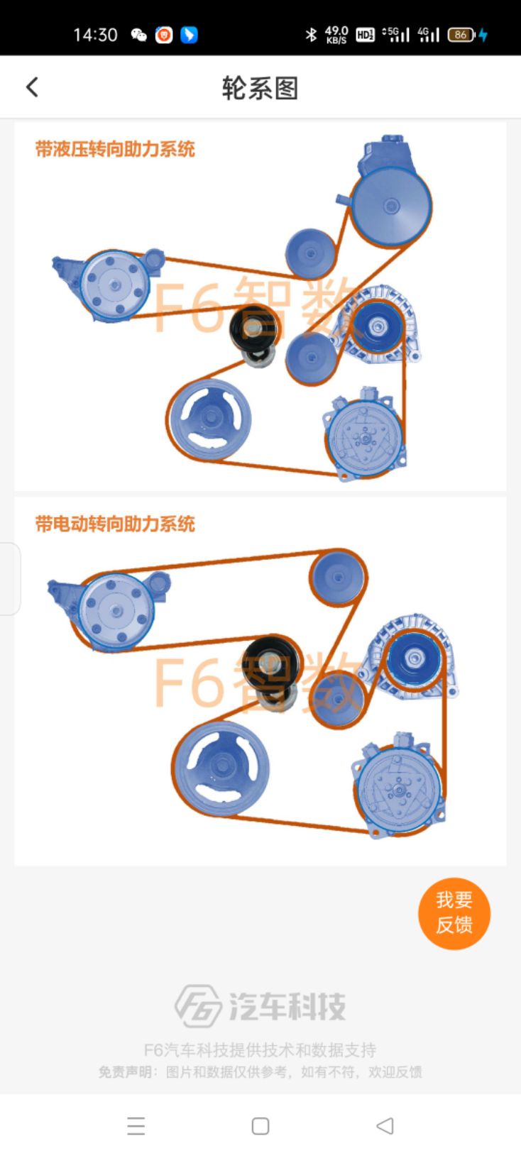 现代胜达皮带安装图图片