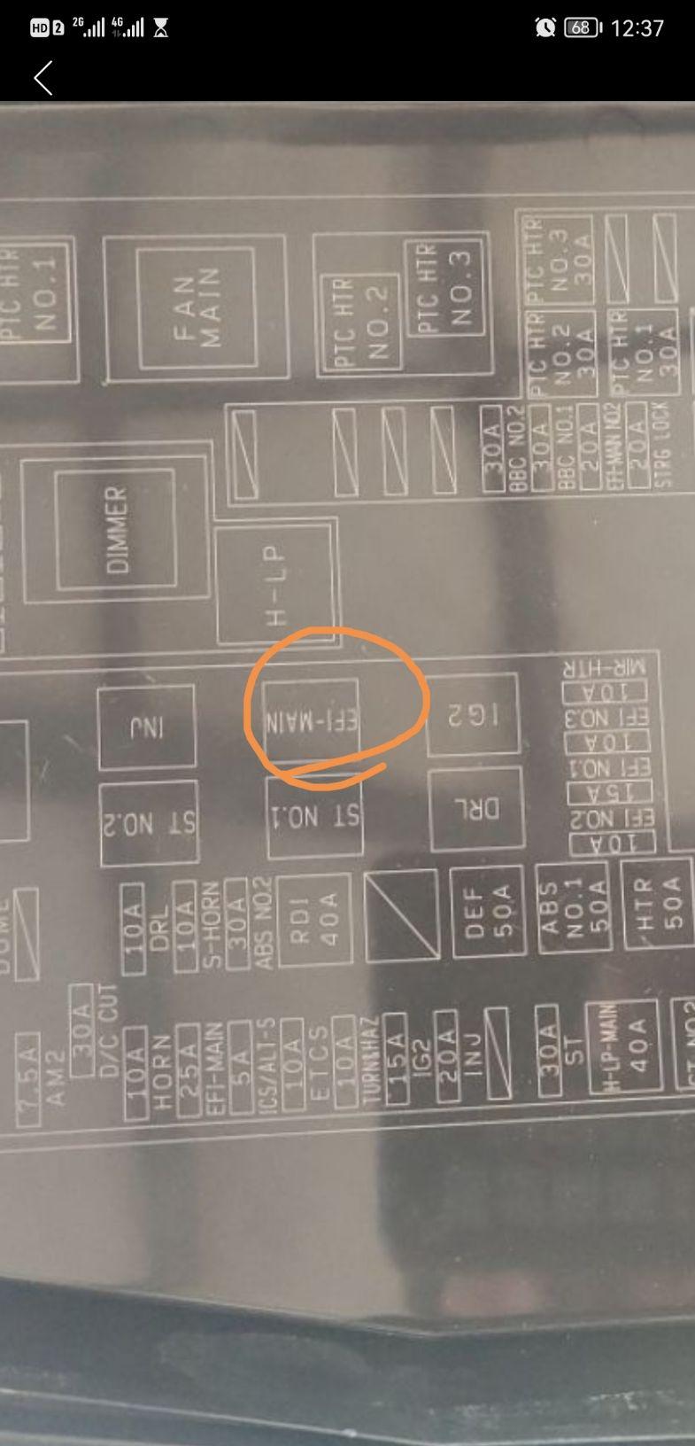 2t卡罗拉油泵继电器在哪里是哪个?_丰田_卡罗拉 _汽车大师