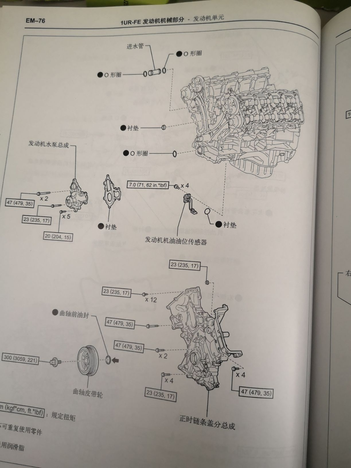 1ur发动机参数图片