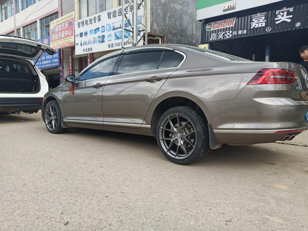 大众迈腾改装18寸轮毂为什么车身会抖