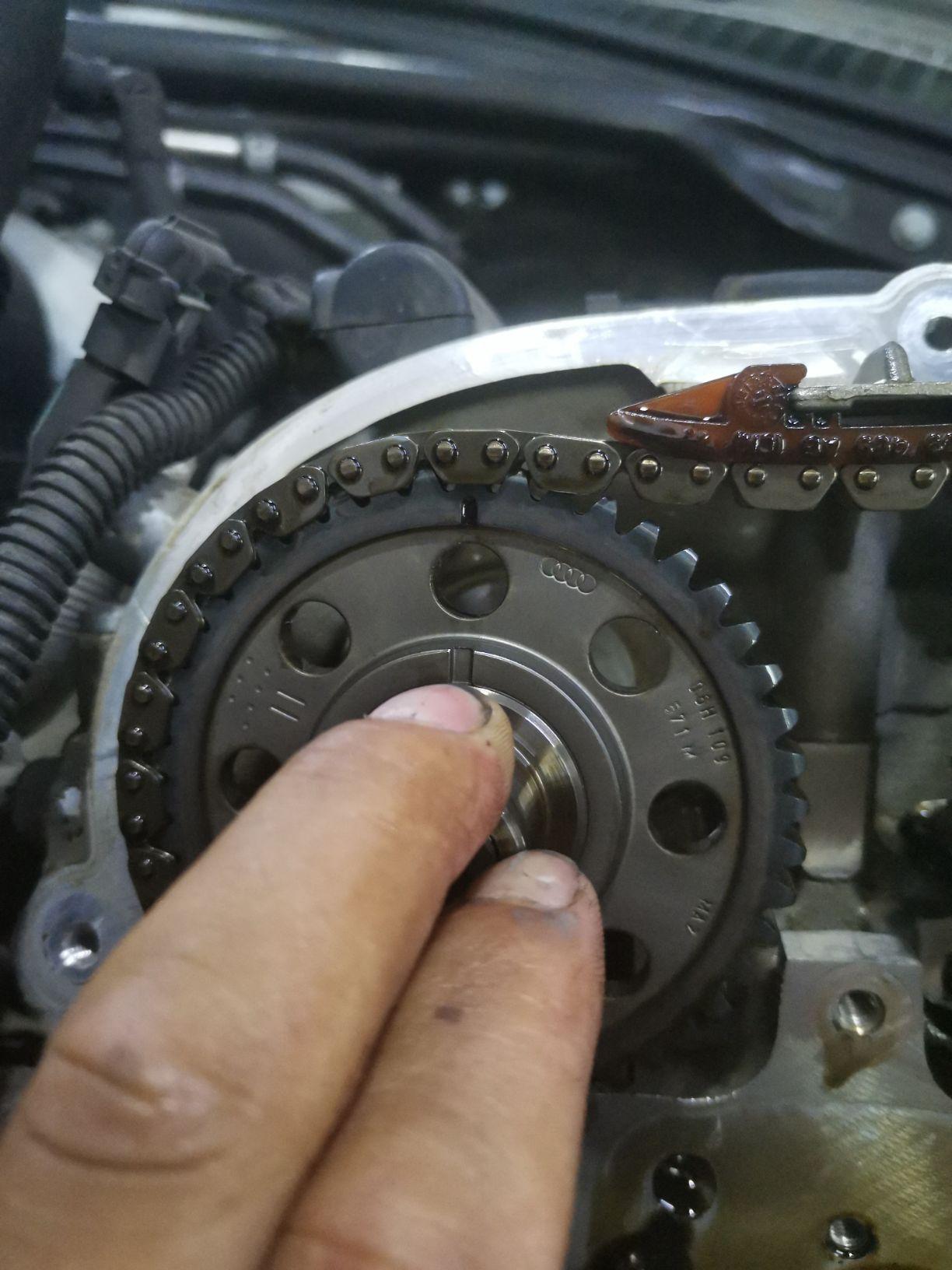 奥迪q5正时链条怎么对,_奥迪_奥迪q5_汽车大师